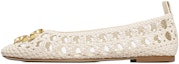 Buy (W) TORY BURCH Eleanor Woven Ballet Flat 'Putih Gading' 81027-104