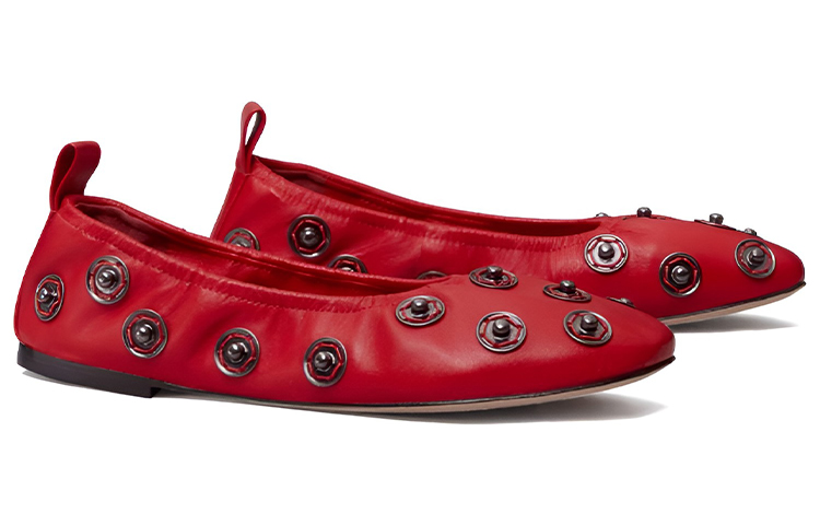 (W) TORY BURCH Eyelet Snap 'Red' 圖 2
