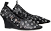 Order (Women) TORY BURCH Eyelet Wedge 'Black' 85733-006