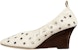 (Women) TORY BURCH Eyelet Wedge 'Ivory' 85733-104