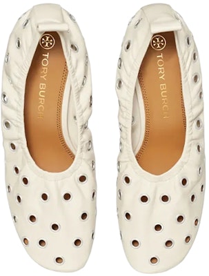 (Women) TORY BURCH Eyelet Wedge 'Ivory' 85733-104 Lookbook (Women) TORY BURCH Eyelet Wedge 'Ivory' 85733-104
