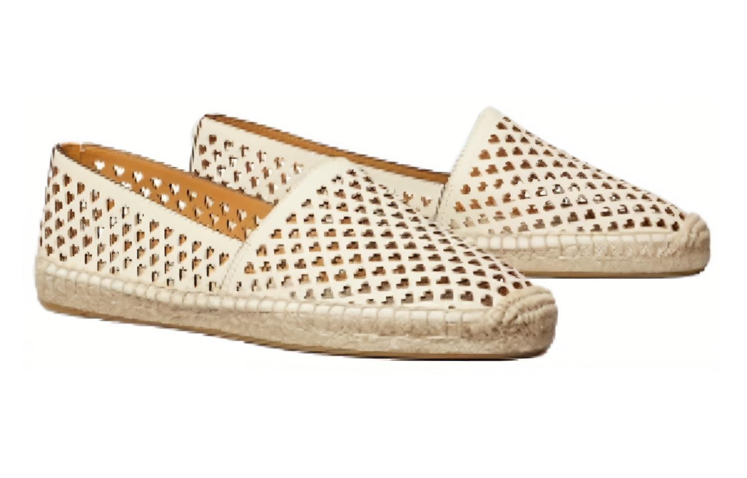 Lookbook (W) TORY BURCH 渔夫鞋 '白色网面' 149146