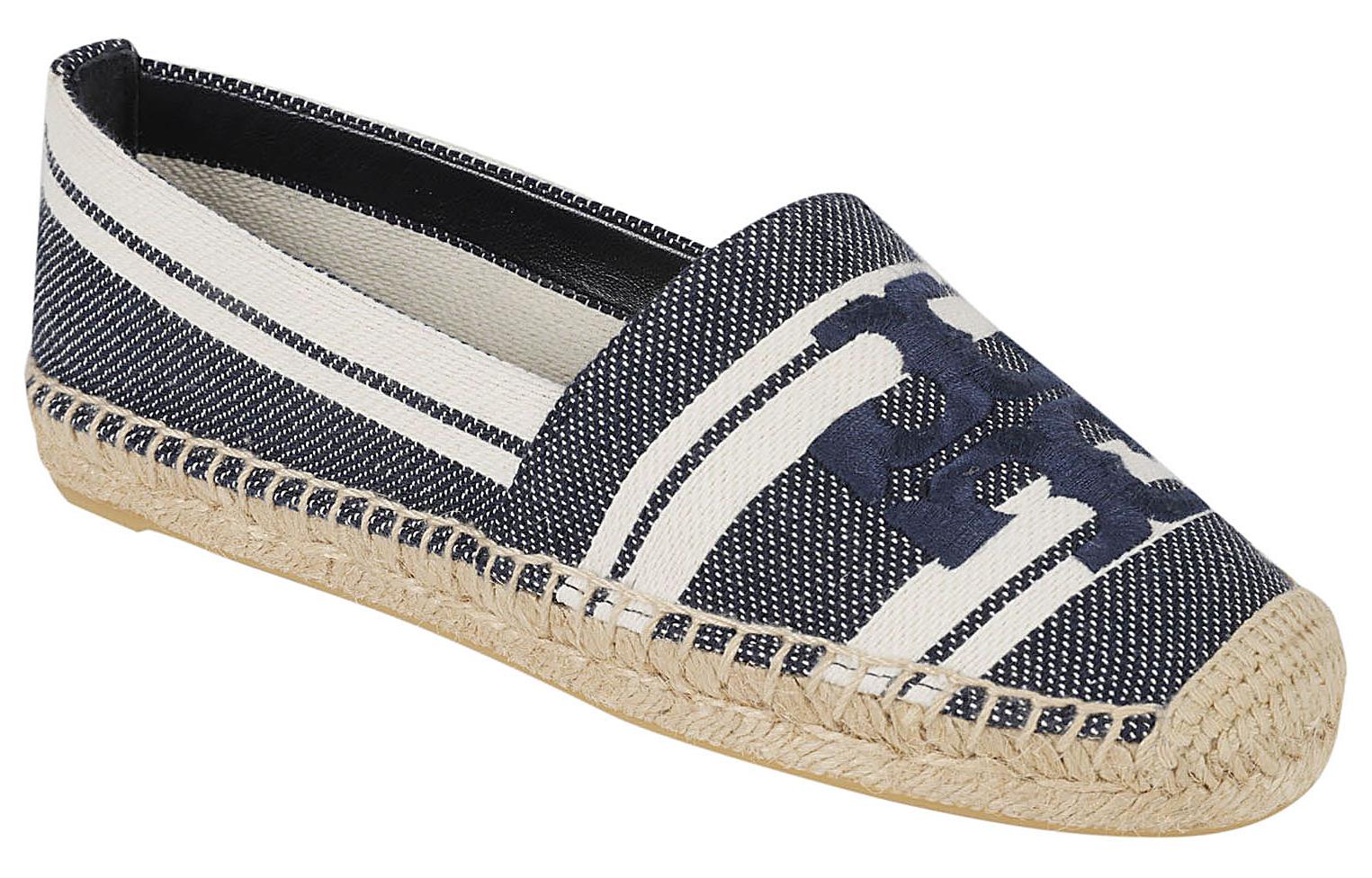 (W) TORY BURCH Fisherwoman Flat 'CMFT Blue' 圖 3