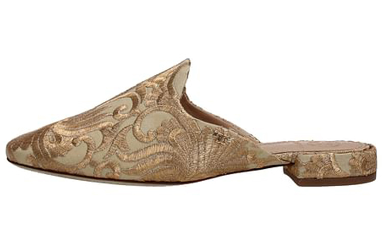 (W) TORY BURCH Flat 'Beige Fabric'