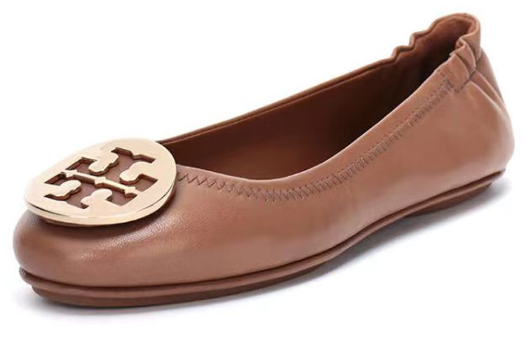 (W) TORY BURCH Flat 'Brown Metallic Ornament' 圖 2