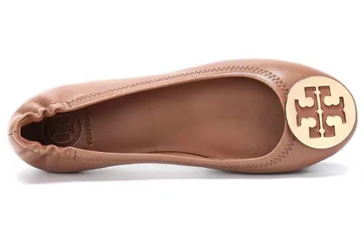 (W) TORY BURCH Flat 'Brown Metallic Ornament' 圖 3