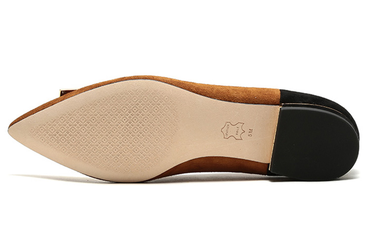 (W) TORY BURCH Flat 'Elegant Black and Brown Suede' 圖 6