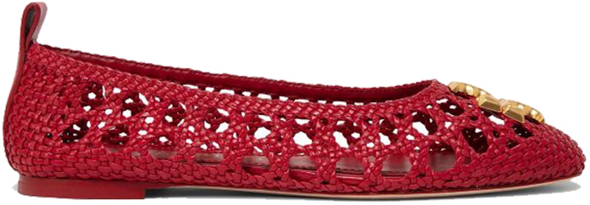 (Women) TORY BURCH Flat 'Red Weave' 81027-600 Order (Women) TORY BURCH Flat 'Red Weave' 81027-600