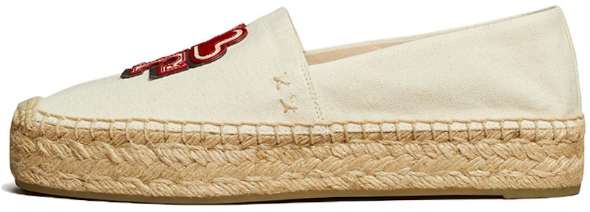 (W) TORY BURCH Flat Espadrille 'Logo Cinta Beige' 138179-200 Buy (W) TORY BURCH Flat Espadrille 'Logo Cinta Beige' 138179-200