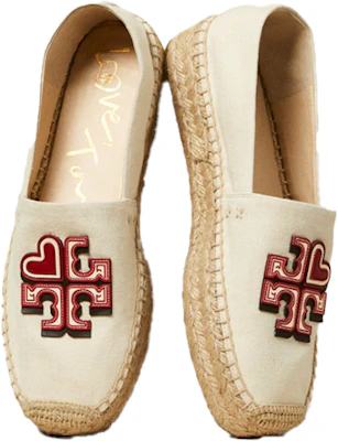 (W) TORY BURCH Flat Espadrille 'Logo Cinta Beige' 138179-200 Shop (W) TORY BURCH Flat Espadrille 'Logo Cinta Beige' 138179-200