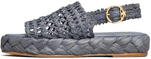 (Women) TORY BURCH Flat Espadrille 'Blue' 82831-426 (Women) TORY BURCH Flat Espadrille 'Blue' 82831-426