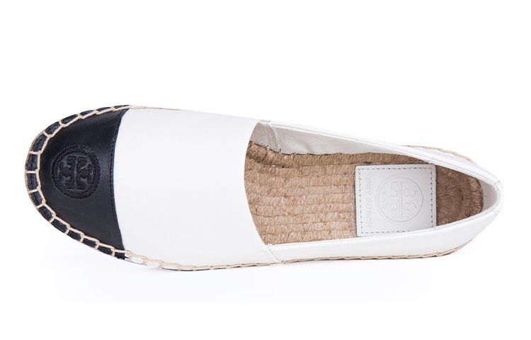 Lookbook TORY BURCH 簡約休閒平底麻繩鞋 女款 白色