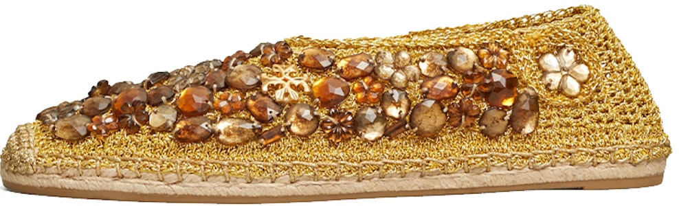 (W) TORY BURCH Flat Espadrilles 'Cokelat Kristal' 85772-722 Buy (W) TORY BURCH Flat Espadrilles 'Cokelat Kristal' 85772-722