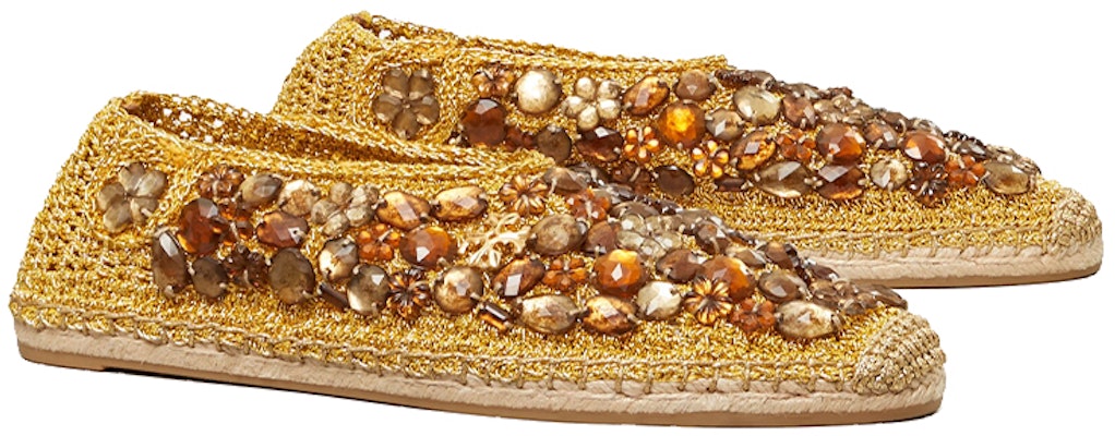 (W) TORY BURCH Flat Espadrilles 'Coklat Kristal' 85772-722 Lookbook (W) TORY BURCH Flat Espadrilles 'Coklat Kristal' 85772-722