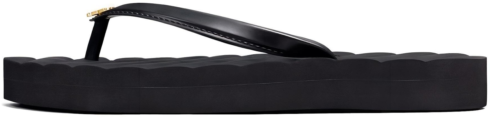(Women) TORY BURCH Flat Heel Round Toe Sandal 'Black Fashion' 144262-890 Buy (Women) TORY BURCH Flat Heel Round Toe Sandal 'Black Fashion' 144262-890
