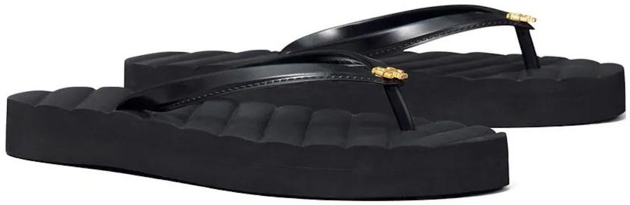 (W) 토리버치 블랙 패션 플랫 샌들 (TORY BURCH Black Fashion Flat Sandal) 144262-890 Order (W) 토리버치 블랙 패션 플랫 샌들 (TORY BURCH Black Fashion Flat Sandal) 144262-890