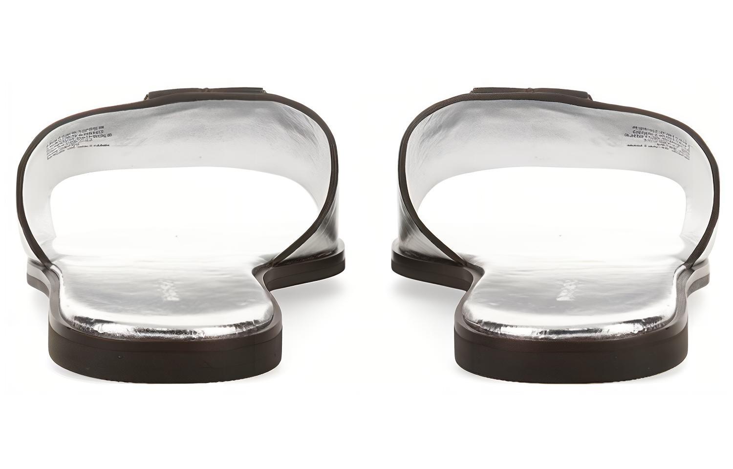 (W) TORY BURCH Flat Slide 'Silver' 圖 4