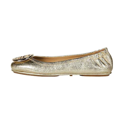(W) TORY BURCH Flat Slip-On 'Gold'