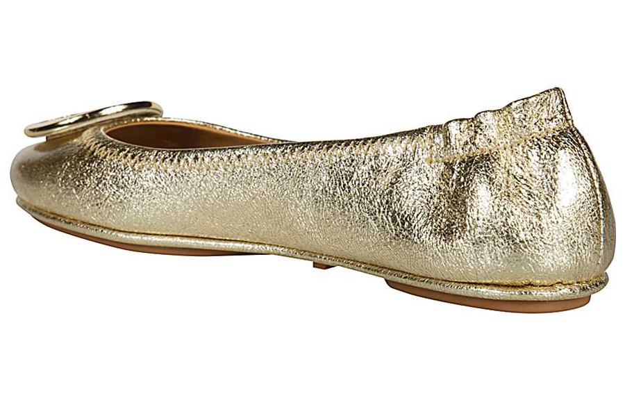 Shop (Women) TORY BURCH Flat Slip-On 'Gold' 50522-723