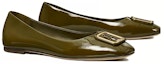 Lookbook (W) TORY BURCH Flat Slip-On 'Hijau Zaitun' 151178-325