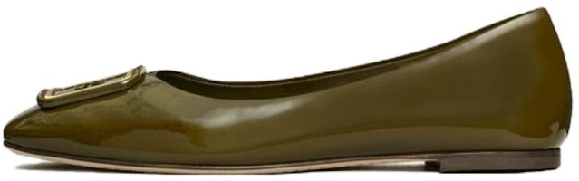 (Women) TORY BURCH Flat Slip-On 'Olive Green' 151178-325 (Women) TORY BURCH Flat Slip-On 'Olive Green' 151178-325