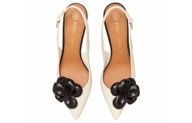 (W) TORY BURCH Flower Slingback 'New Ivory' 圖 4