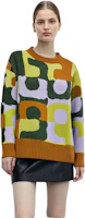 Lookbook (W) TORY BURCH FW22 檸檬黃幾何針織長袖毛衣 139778-713