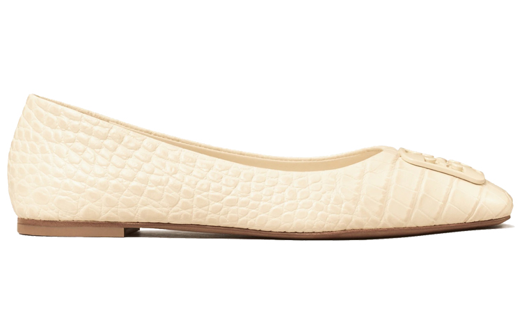 (W) TORY BURCH Georgia 'Cream Ballet Flats' 圖 2