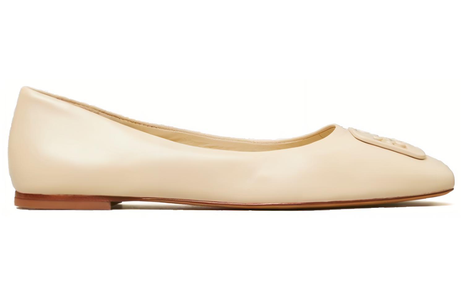 (W) TORY BURCH Georgia 'Minimalist Ivory Ballet Flats' 圖 2