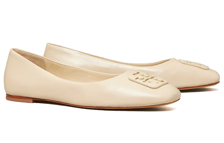 (W) TORY BURCH Georgia 'Minimalist Ivory Ballet Flats' 圖 3