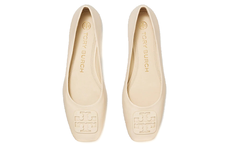 (W) TORY BURCH Georgia 'Minimalist Ivory Ballet Flats' 圖 4
