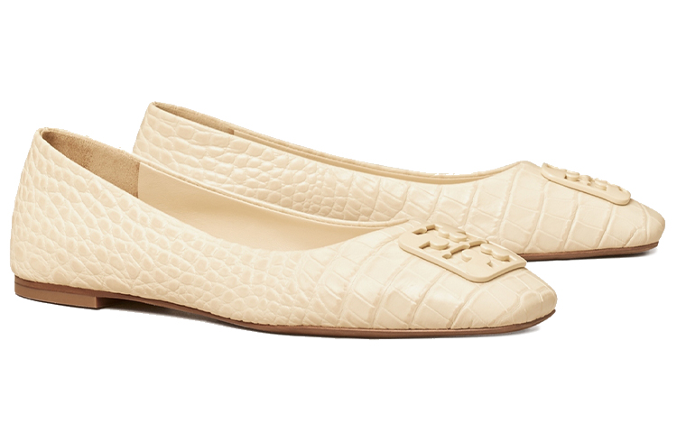 (W) TORY BURCH Georgia Ballet Flat 'Cream White' 圖 3
