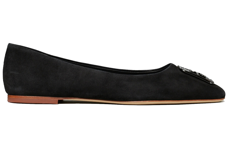 (W) TORY BURCH Georgia Black 'Elegant Lace Ballet' 圖 2