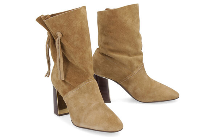 (W) TORY BURCH Gigi Ankle Boot 'Light Brown Suede' 圖 2