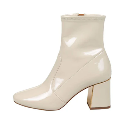 (W) TORY BURCH Gigi Bootie 'White Patent Leather'