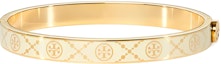 Buy (Women) TORY BURCH Gold Enamel Stainless Steel Logo Bangle for Women in Gold. 150568-701