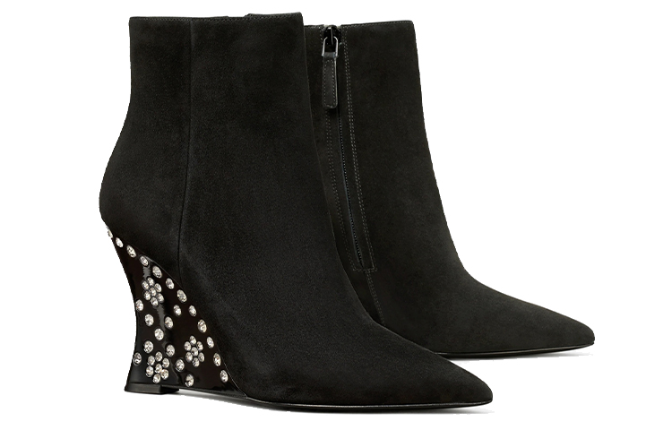 (W) TORY BURCH Heeled Ankle Boots 'Black' 圖 3