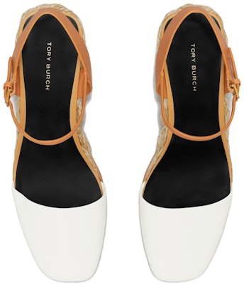 (W) TORY BURCH 棕白扣高跟凉鞋 150869-006 Lookbook (W) TORY BURCH 棕白扣高跟凉鞋 150869-006