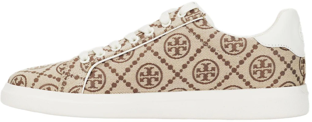 (Women) Tory Burch Howell T Monogram Court Fashion Sneakers Brown Low-Top. 81249-300 Buy (Women) Tory Burch Howell T Monogram Court Fashion Sneakers Brown Low-Top. 81249-300