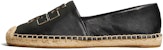 (W) TORY BURCH Ines 'Black Fisherman' Kasut Lelaki Hitam 52035-013