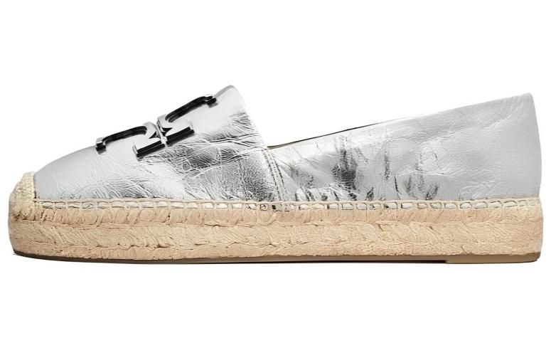 (Women) TORY BURCH Ines Espadrille 'Silver Round Toe' 151615-040