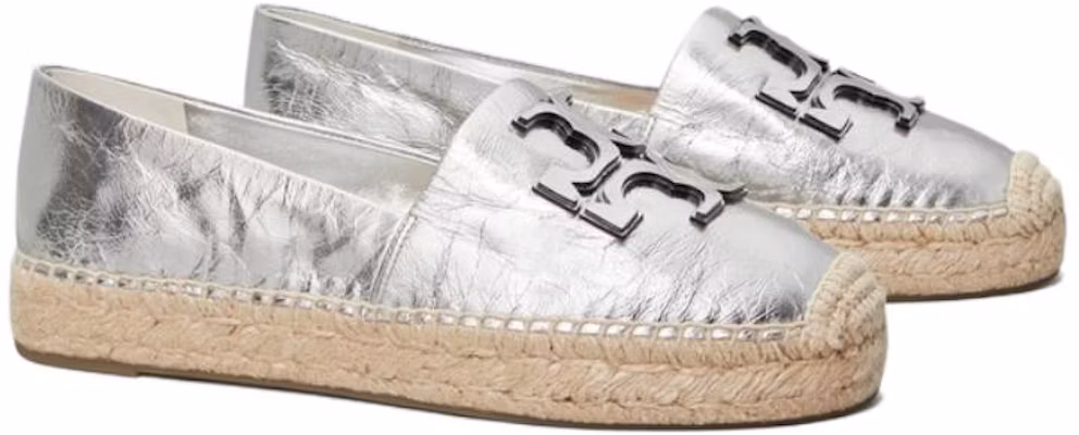 (W) TORY BURCH Ines Espadrille ''Argent Bout Rond'' 151615-040 Order (W) TORY BURCH Ines Espadrille ''Argent Bout Rond'' 151615-040