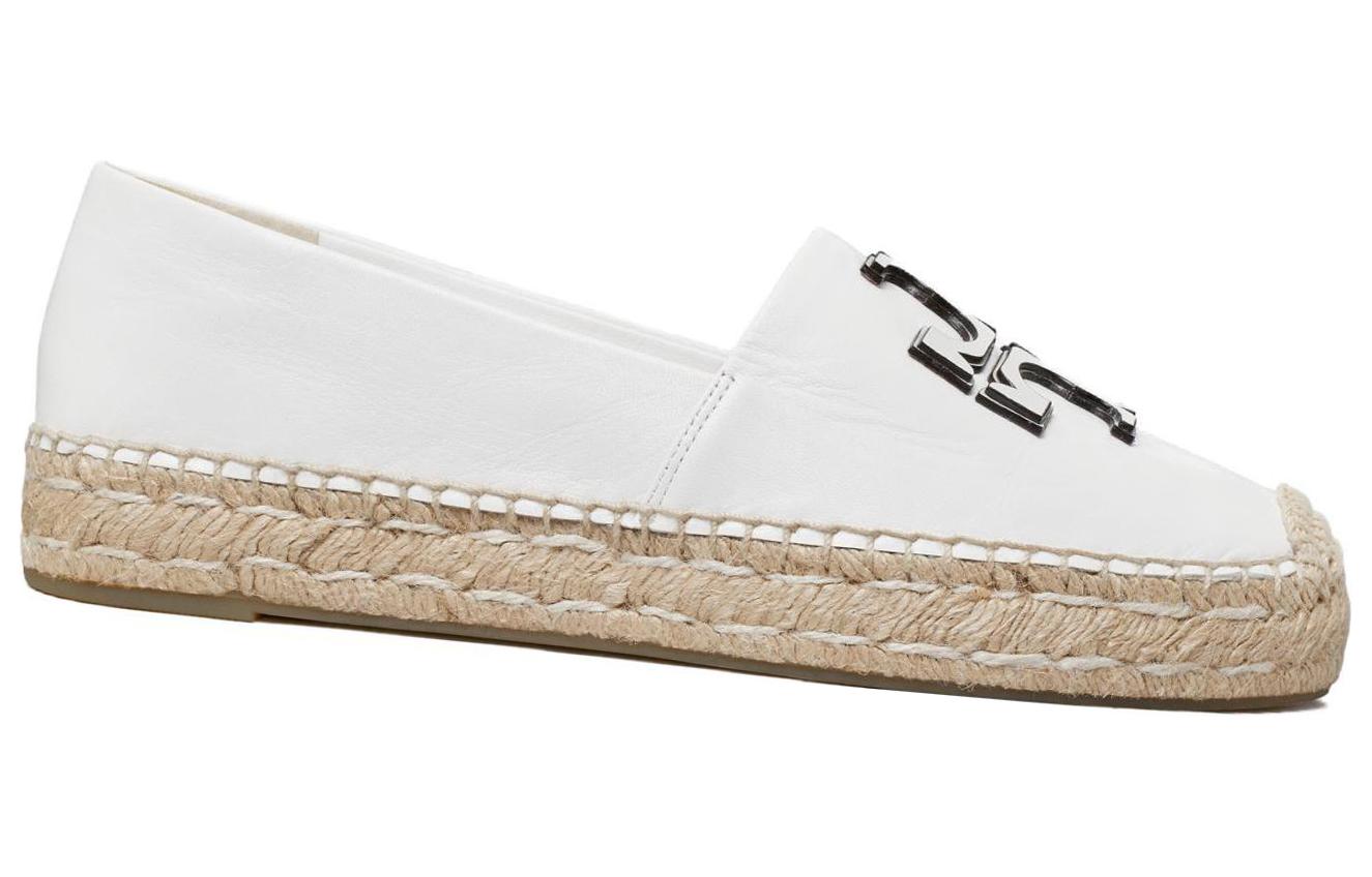 (W) TORY BURCH Ines Espadrille 'White Leather' 圖 2
