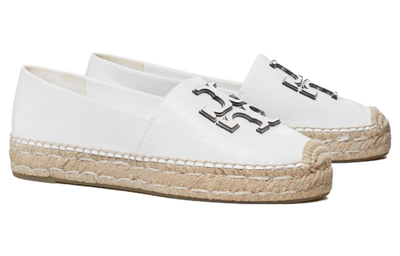 (W) TORY BURCH Ines Espadrille 'White Leather' 圖 3