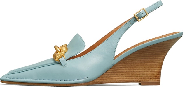 TORY BURCH 湯麗柏琦 Jessa 尖頭露跟時尚高跟鞋 女款 藍色 Buy TORY BURCH 湯麗柏琦 Jessa 尖頭露跟時尚高跟鞋 女款 藍色