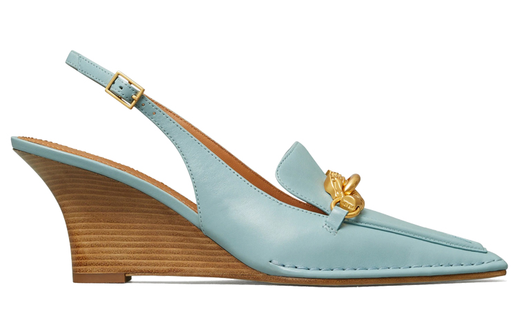 Order TORY BURCH 湯麗柏琦 Jessa 尖頭露跟時尚高跟鞋 女款 藍色