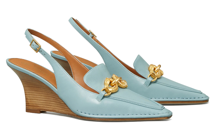 Lookbook (W) TORY BURCH Jessa 'Tacones Slingback Puntiagudos Azules' 80973-426
