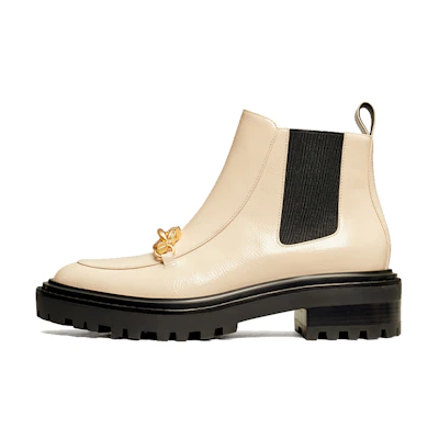 (W) TORY BURCH Jessa Boot 'Cream White'