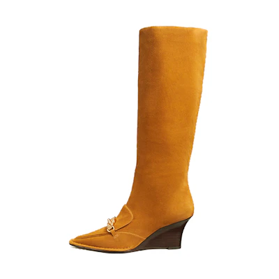 (W) TORY BURCH Jessa Boot 'Yellow'