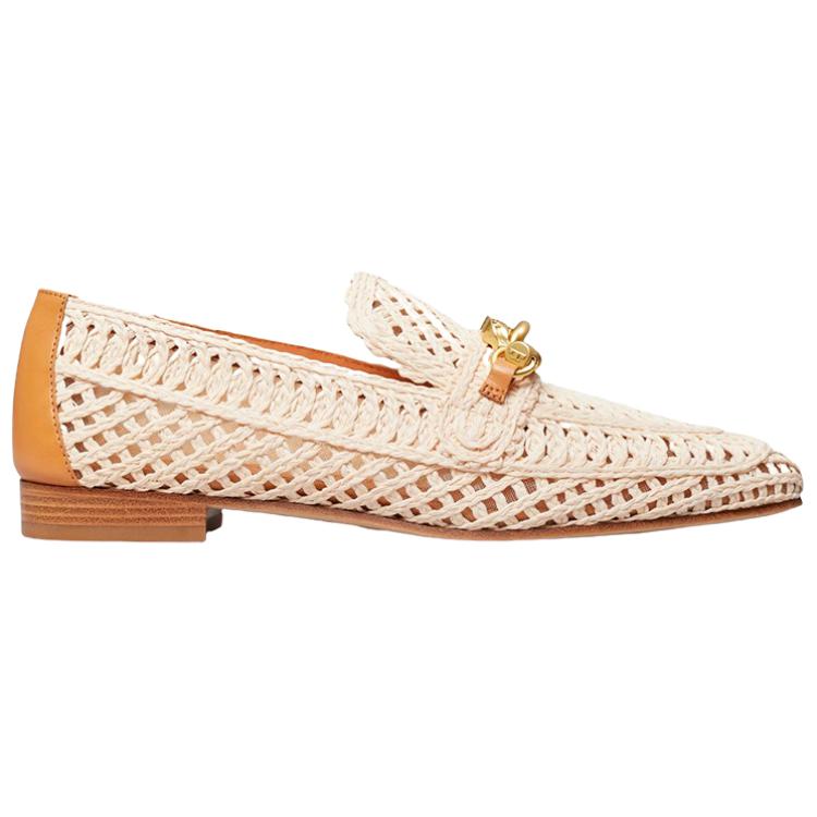 (W) TORY BURCH Jessa Loafer 'Beige Woven Raffia' 圖 2